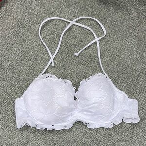 Victoria's Secret White Lace Push-Up Bra
